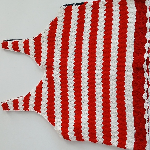 Rock & Roll Cowgirl Patriotic Crochet Top - Picture 4 of 4